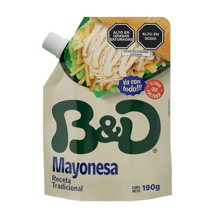 Mayonesa B&D Doypack 190 g
