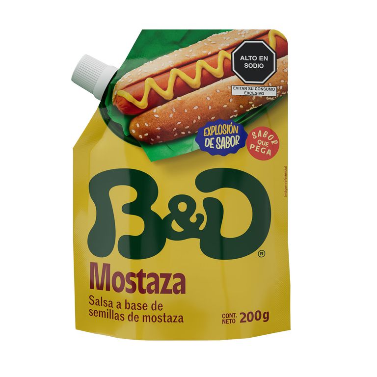 Mostaza B&D Doypack 200 g