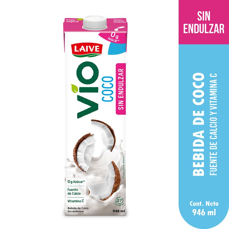 Bebida de Coco Sin Endulzar Laive Caja 946 mL