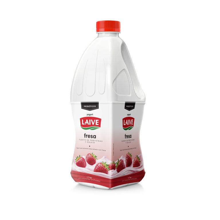 Yogurt con Fresa Laive Botella 1.7 Kg