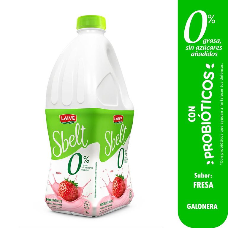 Yogurt Laive Sbelt Fresa Botella 1.7 Kg