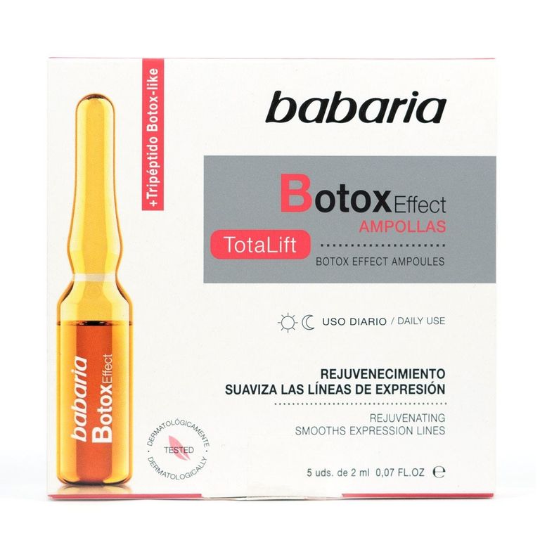 Ampollas Babaria Efecto Botox Caja 5 Und