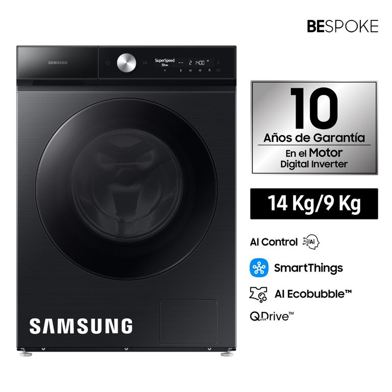 Lavaseca Samsung Bespoke 14Kg Y 9Kg Black