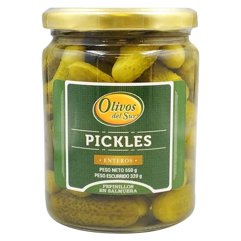 Pickles Entero Olivos del Sur Envase 550 g