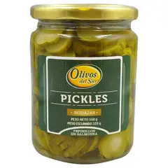 OLIVOS DEL SUR - Pickles Rodajas Olivos del Sur Envase 520 g