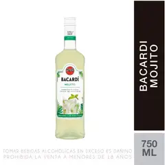 BACARDI - Coctel Mojito Ready To Serve Bacardí Botella 750 mL
