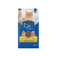 CAT CHOW - Alimento Seco Gato Esterilizados Bolsa x 8Kg