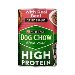 DOG CHOW - Alimento húmedo para perro Dog Chow High Protein Carne 368gr