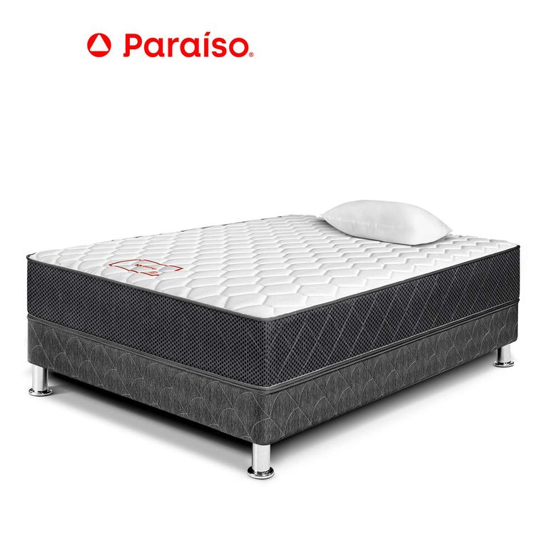 CAMA MAJESTIC GRIS 1.5 PLAZA