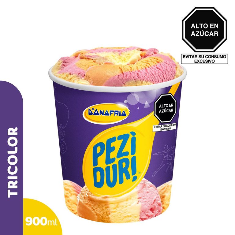 Helado Donofrio Peziduri Tricolor Pote 900 mL