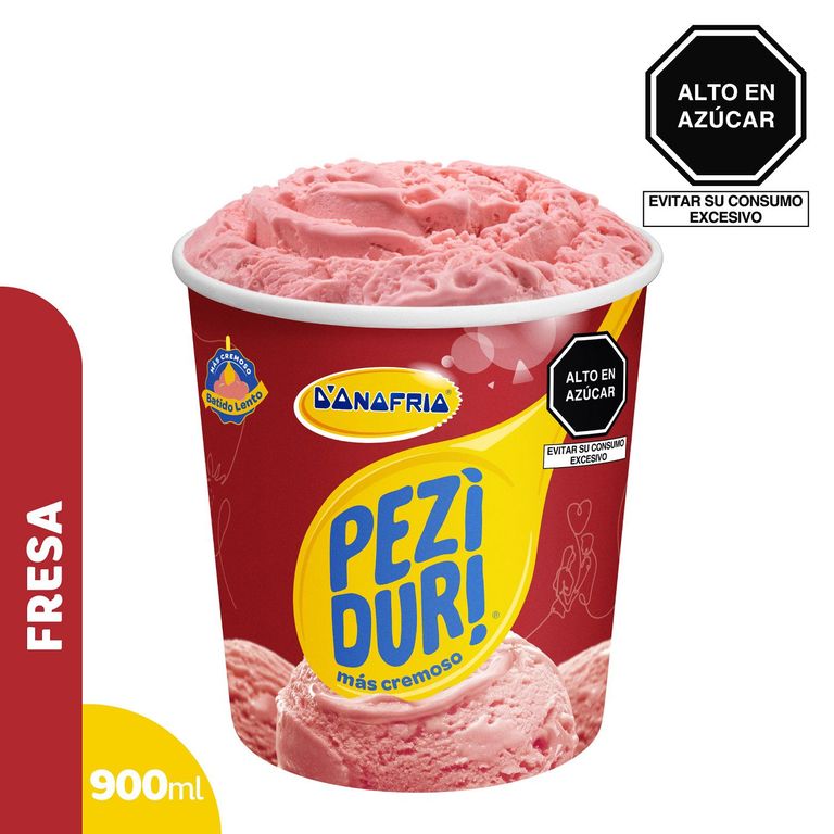 Helado Donofrio Peziduri Fresa Pote 900 mL