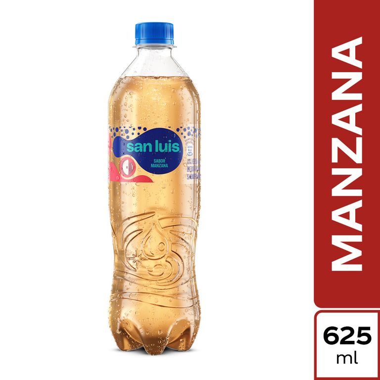 Bebida San Luis Con Gas Manzana Botella 625 mL