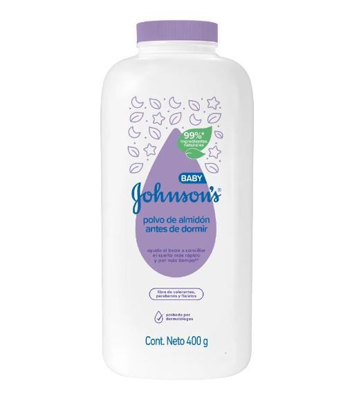 Polvo para Bebé Johnson’s Antes de Dormir Envase 400 g