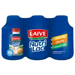 LAIVE - Mezcla Láctea Laive Nutrilac Sixpack Botella 390 g