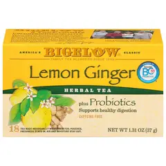 BIGELOW - Té Lemon Bigelow Ginger Plus Probiotics Caja 18 Und