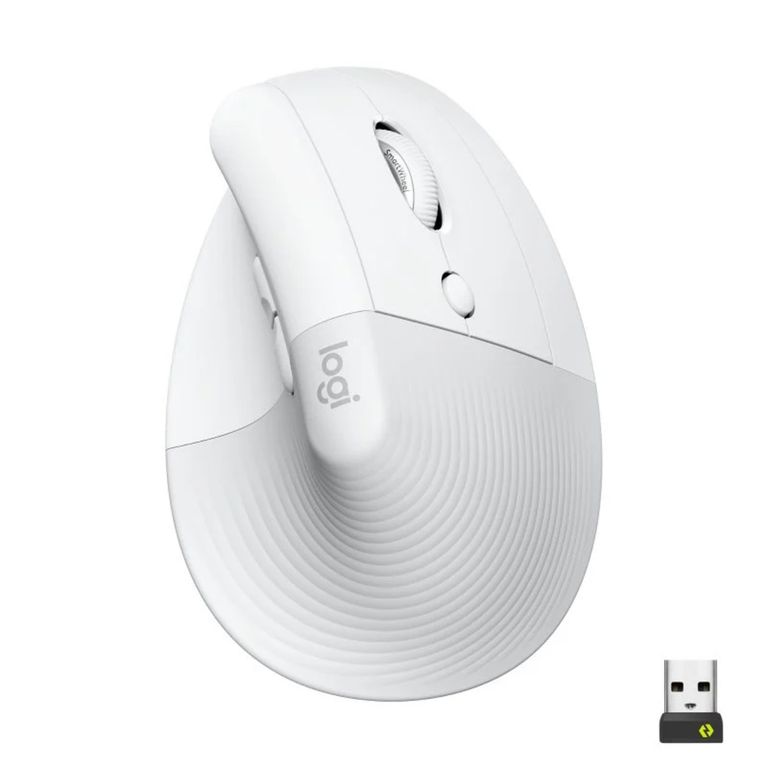 Mouse Bluetooth Vertical Lift White