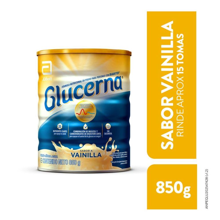 Fórmula Glucerna Sabor Vainilla Lata 850 g