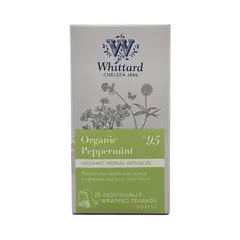 WHITTARD - Infusión Whittard Organic Peppermint Caja 20 Sobres