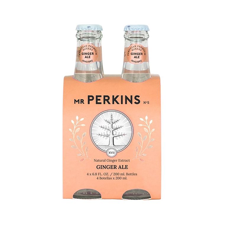 Ginger Ale Mr Perkins Pack 4 Botellas 200 mL