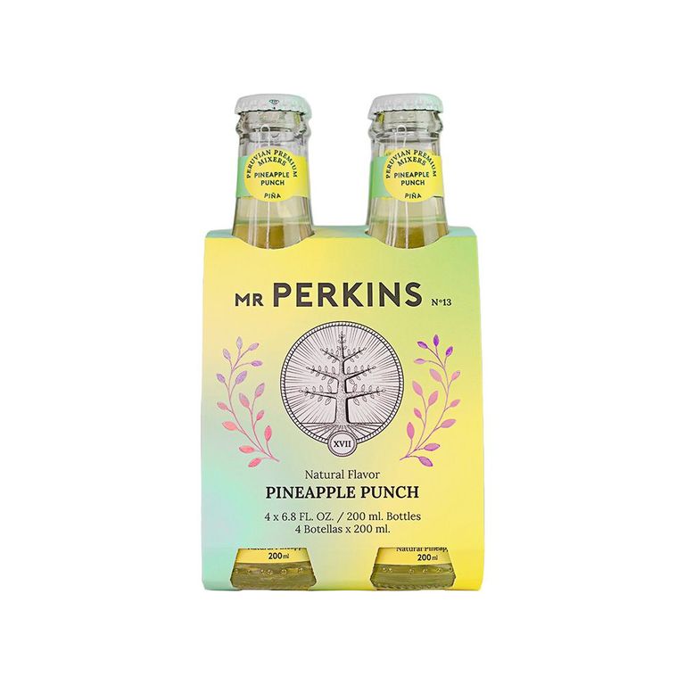 Pineapple Punch Mr Perkins Pack 4 Botellas 200 mL