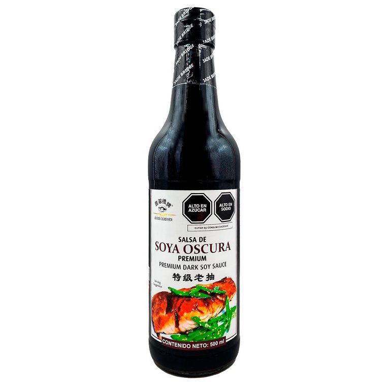Salsa de Soya Olisur Oscura Premium Botella 500 mL
