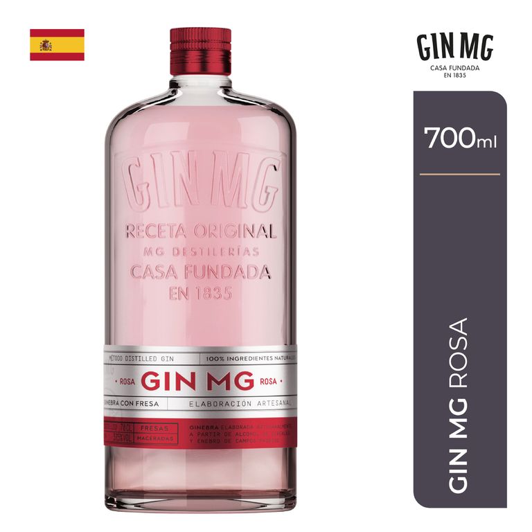 Gin MG Rosa Botella 700 mL