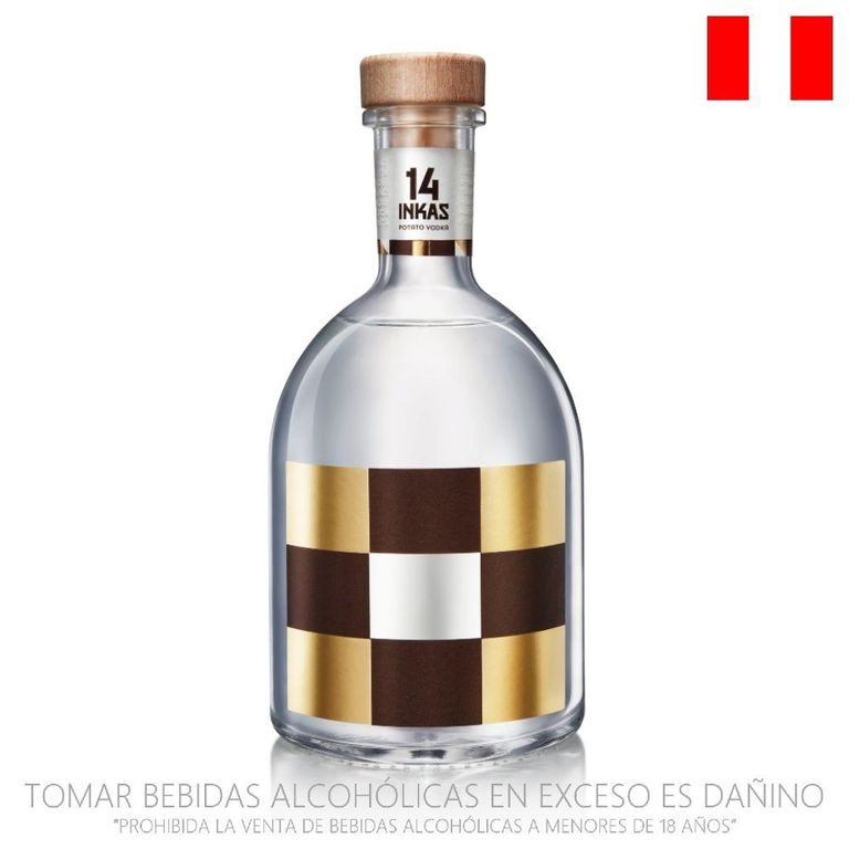 Vodka 14 Inkas Botella 750 mL
