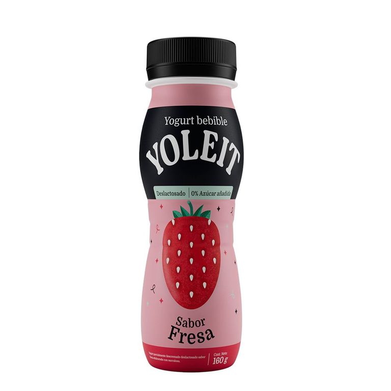 Yogurt Yoleit Bebible Fresa Botella 160 g