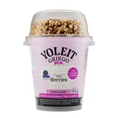 undefined - GRIEGO DESLACTOSADO CON BERRIES MIX 125 G