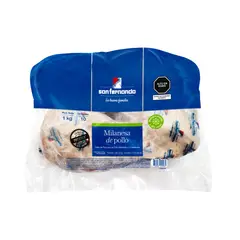 SAN FERNANDO - MILANESA APANADA DE POLLO 1 KG SAN FERNANDO