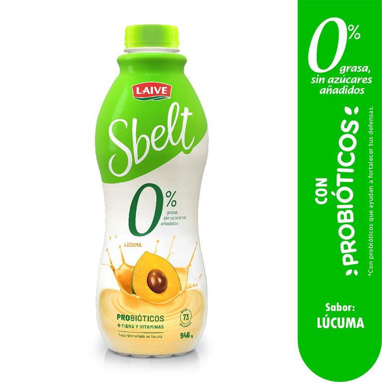 Yogurt Laive Sbelt Lúcuma Botella 946 g