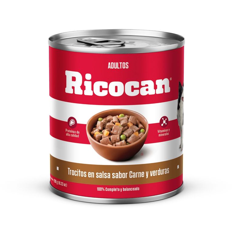 Alimento Húmedo Perros Adultos Ricocan Carne y Verdura
