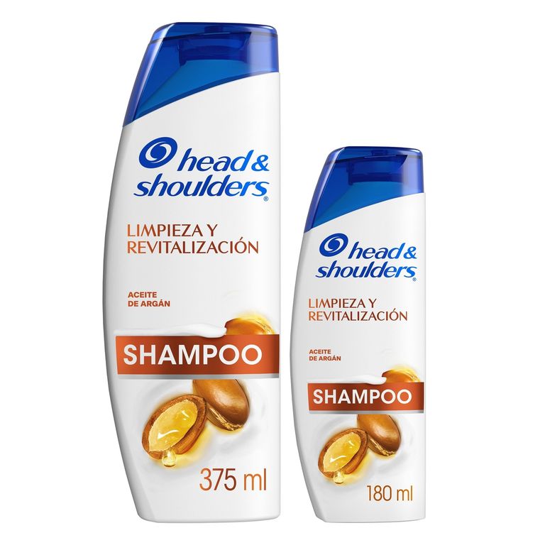 Shampoo Head & Shoulders Limpieza Renovadora Argán Botella 2 Und