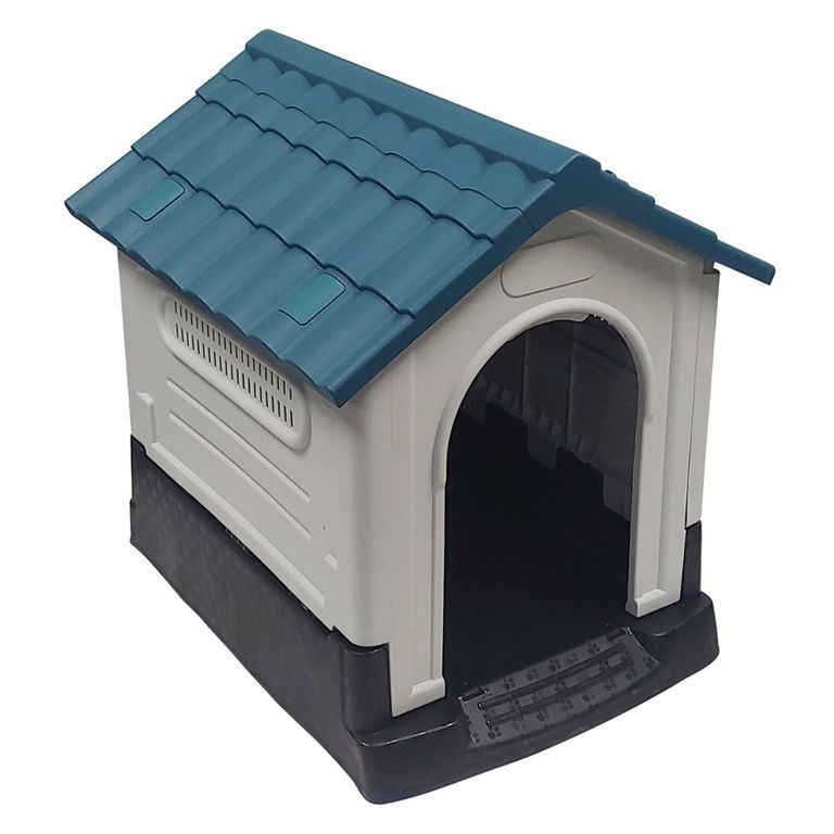 CASA PARA PERRO DE PVC PEQUENA MEDIANA