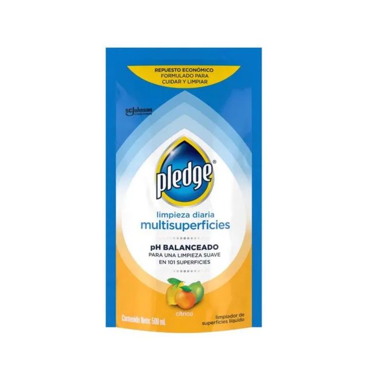 Limpiador Multisuperficies Pledge Cítrico Doypack 500 mL