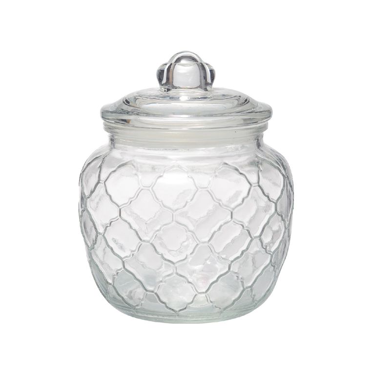 Frasco Vidrio Embossed 600mL