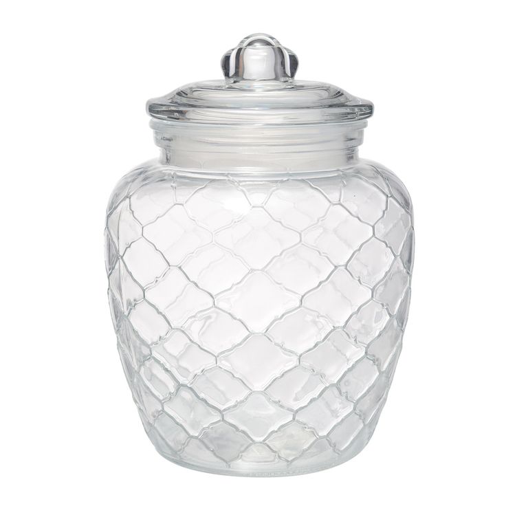 Frasco Vidrio Embossed 1800mL