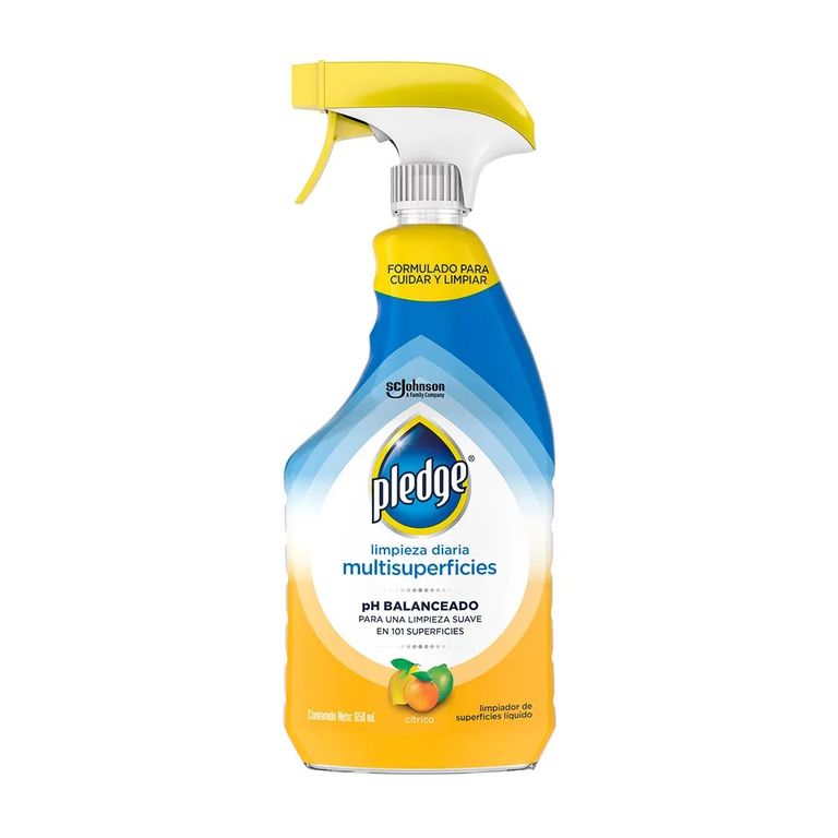 Limpiador Multisuperficies Pledge Cítrico Envase 650 mL