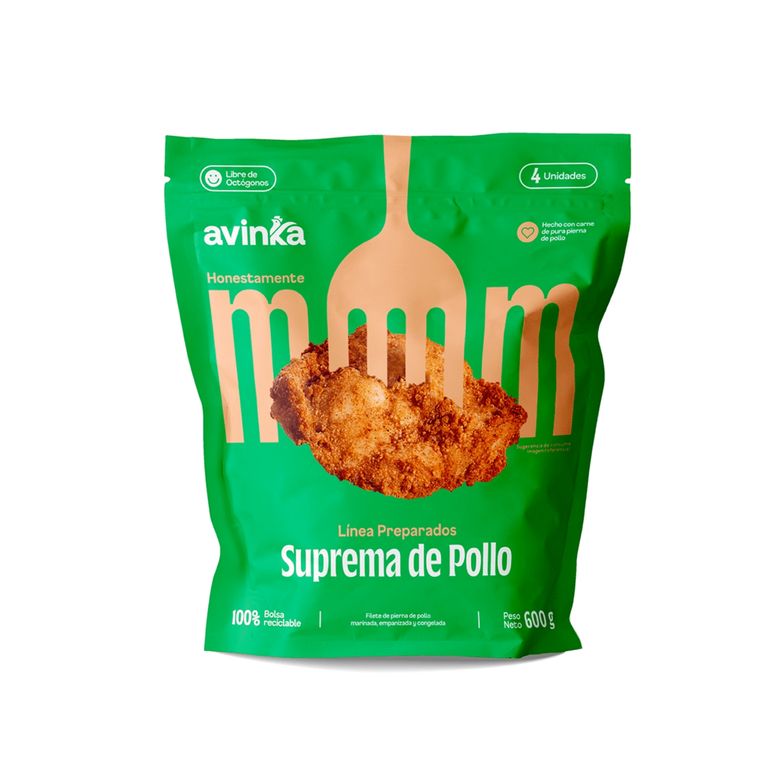Suprema de Pollo Avinka Doypack 600 g