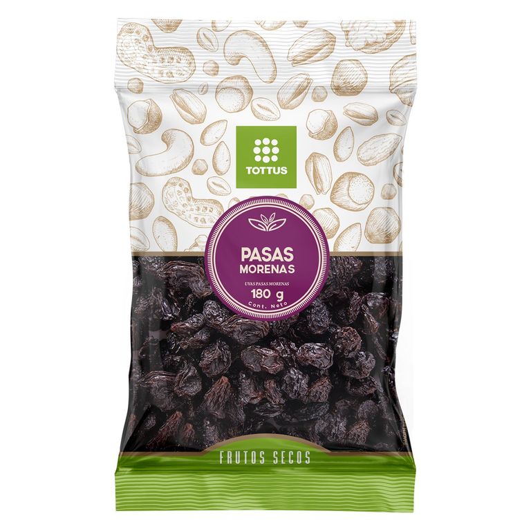 Pasas Morenas Tottus Empaque 150 g