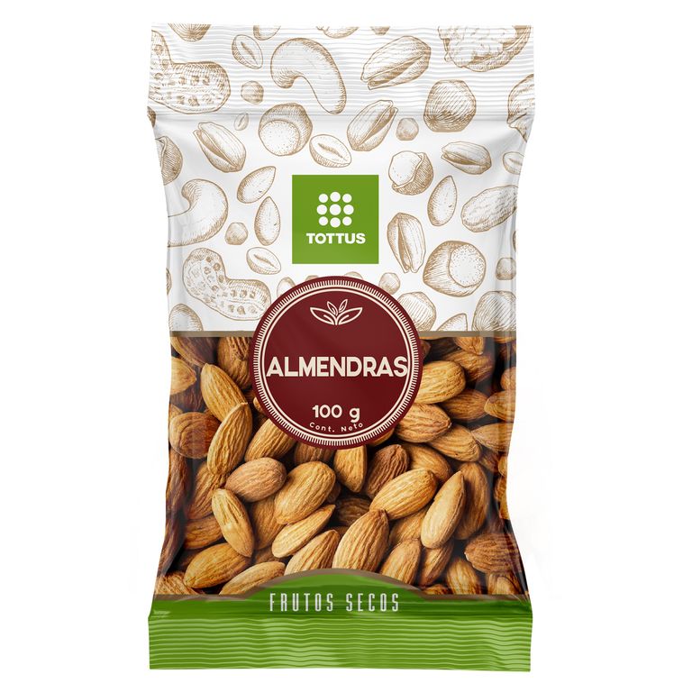 Almendras Tottus Empaque 100 g