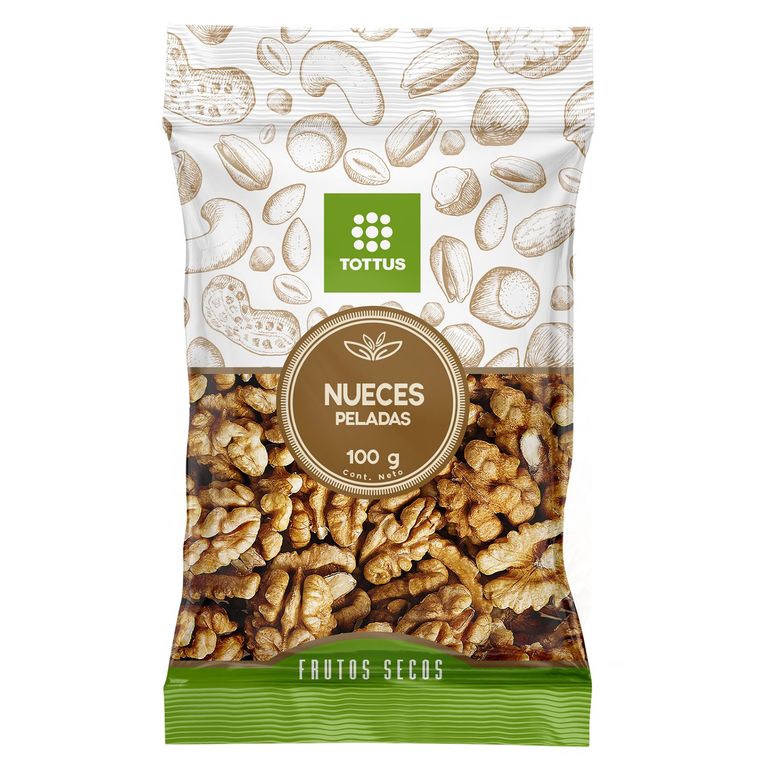 Nueces Peladas Tottus Empaque 100 g
