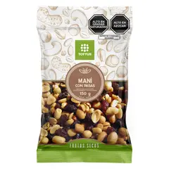 TOTTUS - Maní con Pasas Tottus Empaque 150 g