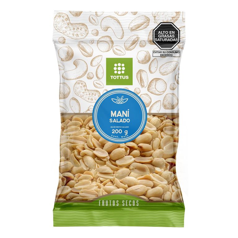 Maní Salado Tottus Empaque 200 g