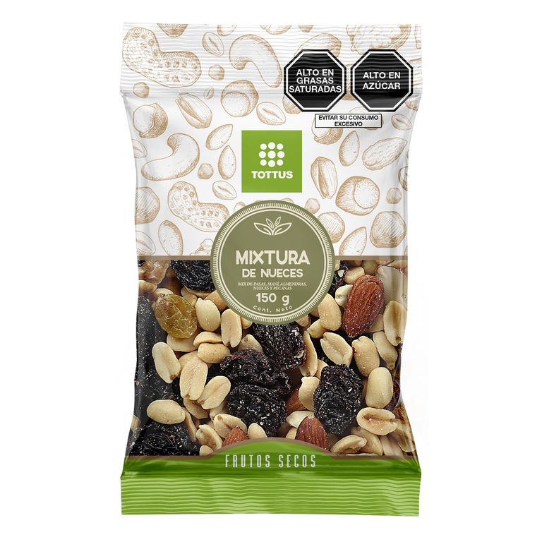 Mixtura de Nueces Tottus Empaque 150 g