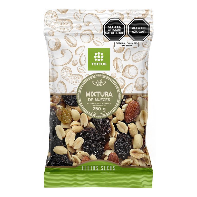 Mixtura de Nueces Tottus Empaque 250 g