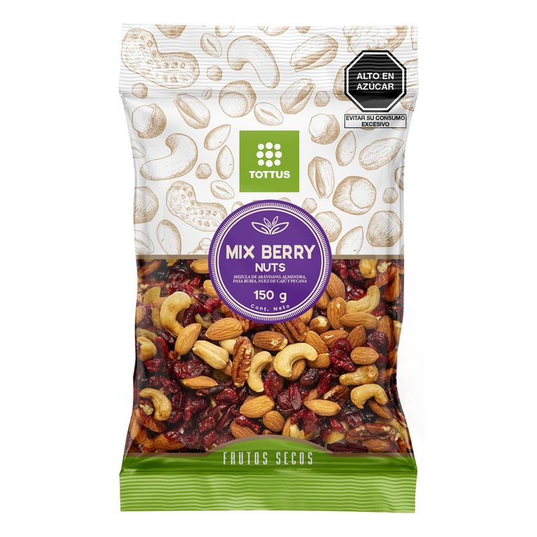 Mi Berry Nuts Tottus Empaque 150 g