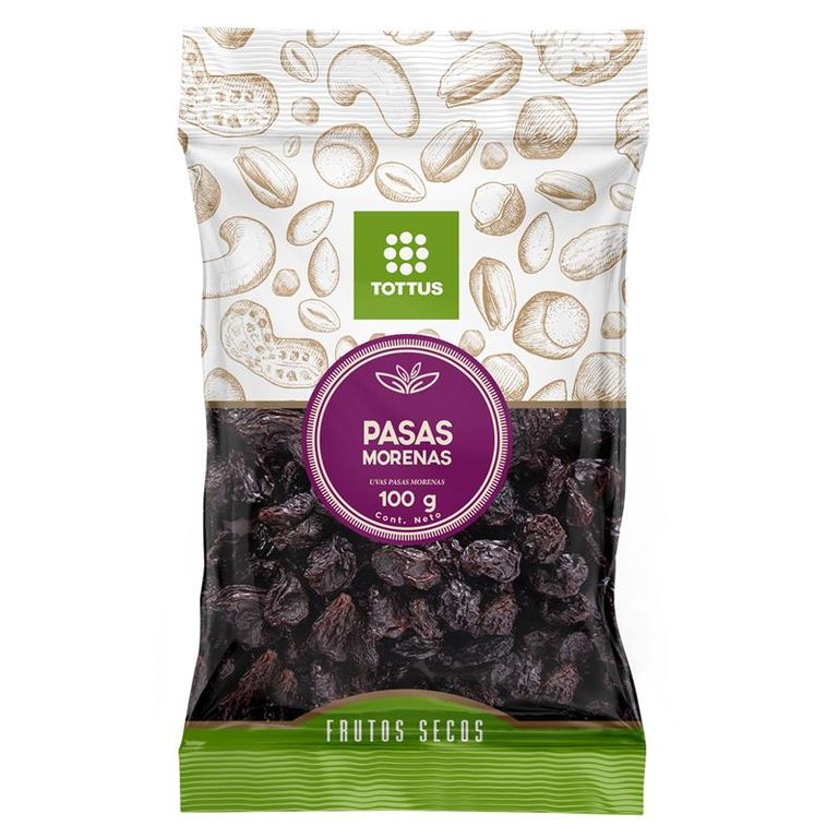 Pasas Morenas Tottus Empaque 100 g