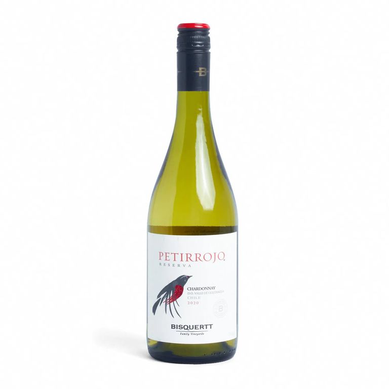 Vino Petirrojo Reserva Chardonnay Botella 750 mL