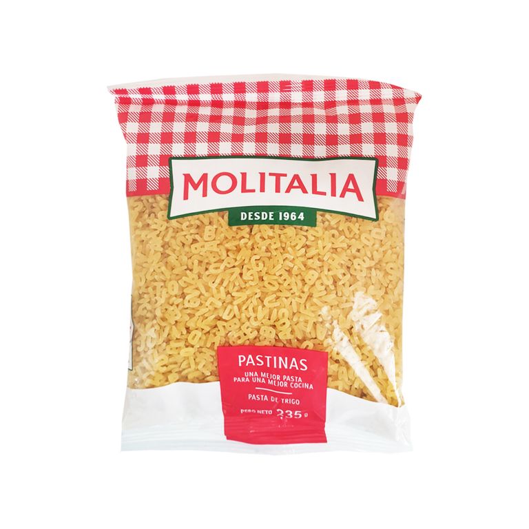 Pasta Molitalia Letras Pastina Bolsa 235 g